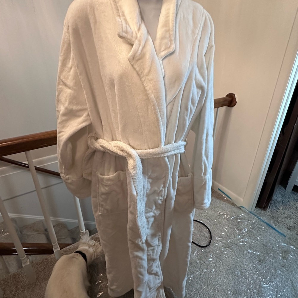 Cozy White Bathrobe